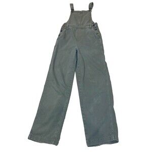 Women’s Soft Bib Work Gorp Cottage Overalls Olive Green Size X-Small XS Aerie